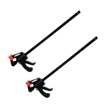 Imagem de Kit 2 Grampos Sargento 450mm 18Pol. de Aperto Rápido Charbs