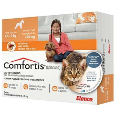 Imagem de Antipulgas Elanco Comfortis 270 mg de 4,5 À 9 kg