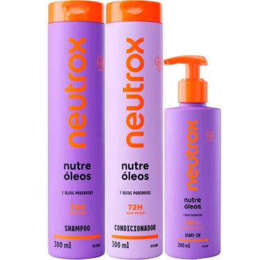 Imagem de Shampoo e Condicionador Neutrox Nutre Óleos + Leave-in