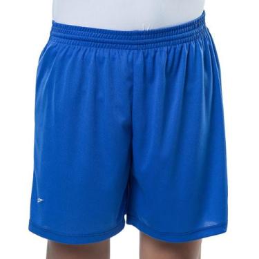 Imagem de Shorts Calção Masculino Futebol Elite Cós Elástico Poliéster, Royal, G