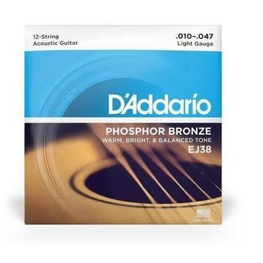 Imagem de Encordamento Daddario para Violão 12 Cordas EJ38 - Musical Express