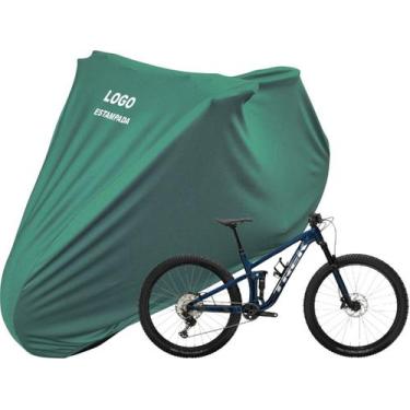 Imagem de Capa Bike Trek Top Fuel 8 Mtb Com Elástico Melhor Fixação - Mz, Verde
