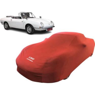 Imagem de Capa Para Carro Antigo Colecionador Fiat 850 Spider - Mz, Vermelha