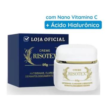Imagem de Creme Risotex Antissinais , Clareador e Hidratante Original 40g C/Nano
