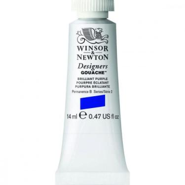 Imagem de Guache Winsor Newton Designers 14ml S2 455 Brilliant Purple - Winsor &