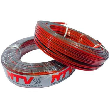 Imagem de 10 metros de fio bicolor cristal 2x1,50mm cabo paralelo polarizado de 