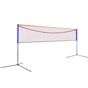 Imagem de Rede De Badminton Com Suporte, Rede De Pickleball De Vôlei De Tênis De Alta Tenacidade Com Saco De Armazenamento, Para Quintal De Academia De Parque (Size : 5.1m/17ft)