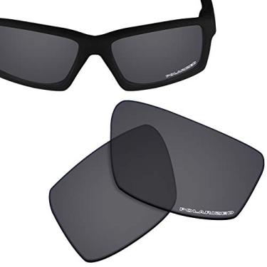 Imagem de Novas lentes de reposição de 1,8 mm de espessura UV400 para Oakley Twitch- Opções, Solid Black - Polarized Enhanced, One Size