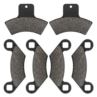 Imagem de ZICOO Pastilhas de freio dianteiras traseiras para Polaris Sportsman 500 4x4 HO 400 335 Scrambler 400 Magnum 500 325 Trail Blazer 250 400 Trail Boss 330 Xpedition 325 425 Xplorer 400