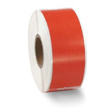 Imagem de BETCKEY Etiquetas coloridas compatíveis com etiquetas Dymo 30277 (9/16" x 3-7/16"), compatível com impressoras Dymo LabelWriter Thermal 450, 4XL e Zebra [1 rolo, 260 etiquetas, vermelha]