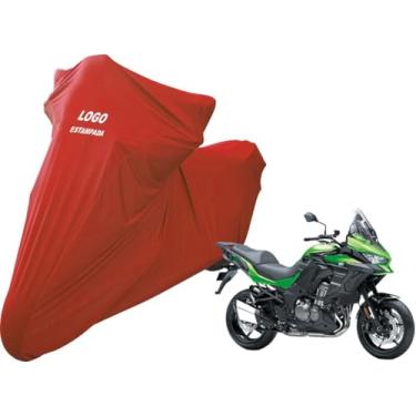Imagem de Capa Protetora Para Cobrir Moto Kawasaki Versys 1000 De Luxo (Vermelho)