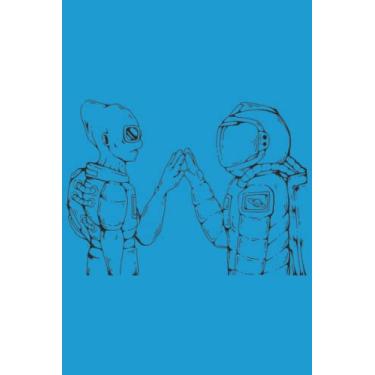 Imagem de Alien Notebook: Tomb Blue Matte Finish Lined Journal, 120 Pages, 6 x 9, Gift For Thinkers, List Makers and Doers (Alien Journal)
