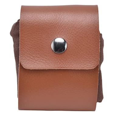 Imagem de Bolsa para Colheita de Frutas, Material de Lona para Pendurar Flores de Cogumelo Com Bolso de Couro PU, Bolsa de Forrageamento Com Cinto Dobrável para Coleta de Tesouros (PU