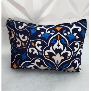 Imagem de Necessaire Básica, 26X18cm material semi impermeável, cores sortidas -