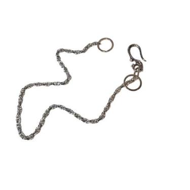 Imagem de Corrente Aço Inox Calça Chaveiro Moto Punk Rock Caveira Izzy Amiel