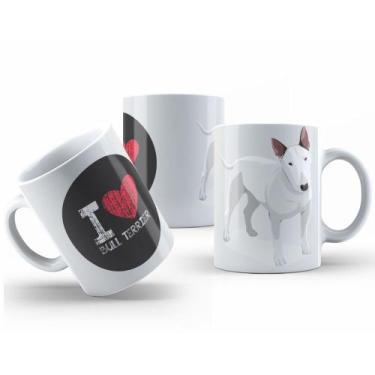 Imagem de Caneca Cerâmica Branca 325ml  Animais Estimação Pet - Mecolour