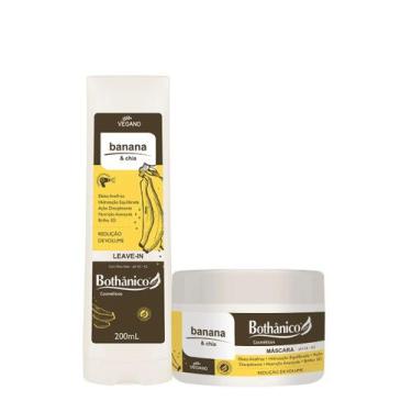 Imagem de Kit Banana e Chia Bothânico Máscara 250g e Leave In Térmico