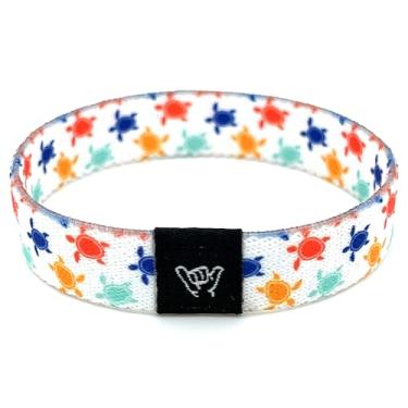 Imagem de Hang Loose Bands - Pulseira de praia de surfista costeiro para homens, mulheres e adolescentes - Verão confortável - Pulseira reversível Boho - Pulseiras de amizade, Extra Small: 5.5" length (for