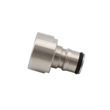 Imagem de Fabricação caseira de cerveja Carbonation Cap Ball Lock Post Conversion Kit, Convert to Ball Lock Keg Coupler Adapter for Homebrew A D S G Type Keg Coupler Acessórios para vinho(Liquid)