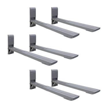 Imagem de Suporte para Forno elétrico ou Micro-ondas Brasforma SBR3.7 Prata - 3 Unidades