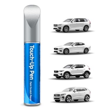 Imagem de TESLAUNCH Tinta de retoque 707 Crystal White Pearl Tri-Coat, compatível com Volvo Exact Match Scratch Repair Paint Compatível com 2016-2024 XC90,2016-2024 S90 - Código 707