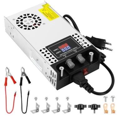 Imagem de NUOWEIDE Fonte De Alimentação Ajustável De 0-48 V 12,5 A 600 W, 110 V Ca Para Cc 0-48 V Conversor Buck 0-12,5 A 600 W Fonte De Alimentação Com Display Lcd Tensão Ajustável Corrente 110 V/220 V Ca Pa