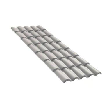 Imagem de Telha De PVC Plan Cinza 3,28 x 0,86 Fibrarte - Fibrarte Lux Telhas