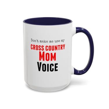 Imagem de Caneca de café Cross Country Mom - presente para corredores, entusiastas de esportes, mães, amantes de fitness, equipes de cross country