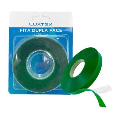 Imagem de Fita Dupla Face Acrílica 5m x 1,8cm Alta Adesão e Qualidade - Luatek
