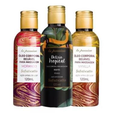 Imagem de Kit Óleo para Massagem Corporal Beijável  - Sofisticatto
