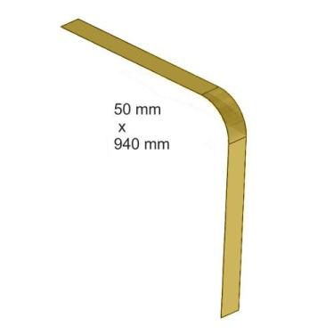 Imagem de Aplique Cinta Tanque Plástico 50x940 Para Scania S4 Dourado - Venka
