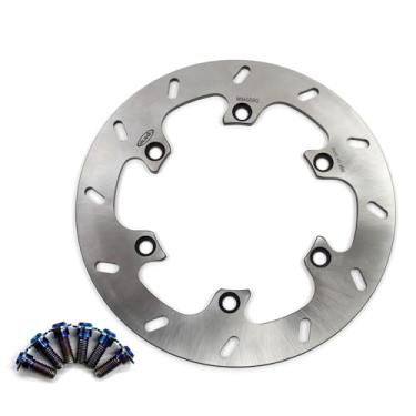 Imagem de Rotor de disco de freio traseiro com parafusos de montagem para Suzuki Hayabusa GSX1300R GSXR 1300 2008-2020 ABS 13-20, GSX B-KING 1300 2008-2010 ABS, acessórios de substituição de motocicleta