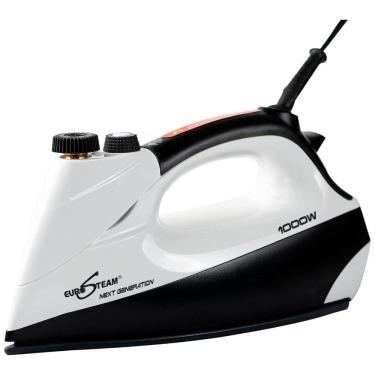 Imagem de Ferro de Passar a Vapor, com Desligamento Automático, 1000W, 110W, EUROSTEAM 6199, Branco