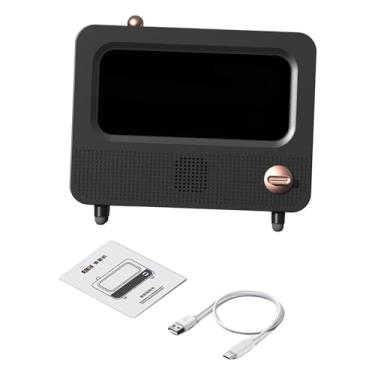 Imagem de IEUDNS Umidificador de, umidificador de simulação de lareira, difusor de aroma elétrico, difusor de óleo essencial para casa, quarto, mesa, estudo, Preto