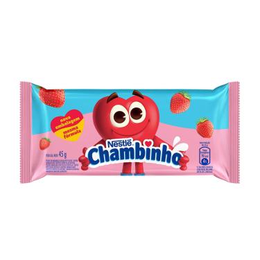 Imagem de Picolé Morango Chambinho Nestlé 45g Corantes Naturais