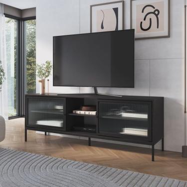 Imagem de Rack para Tv até 65 com 2 Portas e 3 Prateleiras Euforia Yescasa