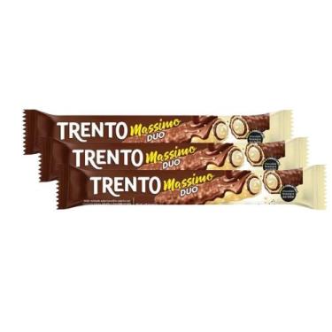 Imagem de Kit 3 Chocolate Trento Massimo Duo 25g