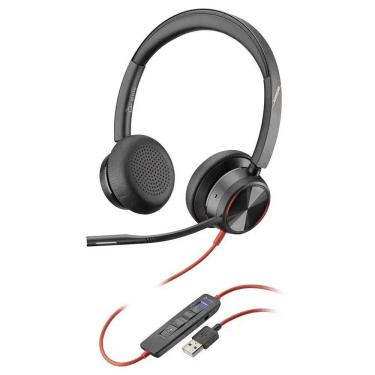 Imagem de Headset Poly Blackwire 3325 Stereo USB-C/A Preto - 8X222AA