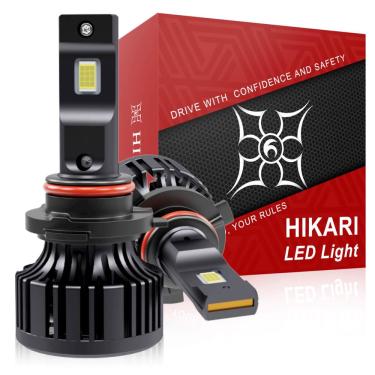 Imagem de Lâmpadas LED hikari 2025 20000LM 9012 HIR2 Luz de neblina de feixe duplo
