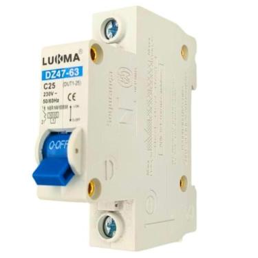 Imagem de Disjuntores Mini Din Unipolar Monopolar Monofásico 1 Fase Curva C Inme