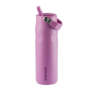 Imagem de Stanley - Garrafa de Água Aerolight Flip Straw, Canudo Integrado, Abertura Grande, Aço Inoxidável Leve, 710ml Lilac