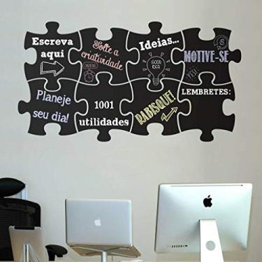 Imagem de Adesivo de Parede Lousa Quadro de Giz Grande