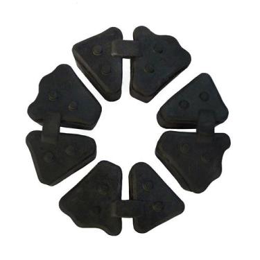 Imagem de Coxim Borracha Brandy - 4 Un. - Dafra Riva 150