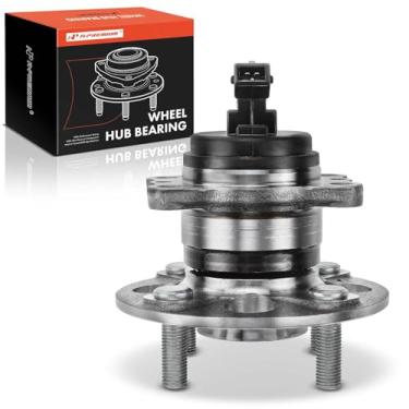 Imagem de A-Premium Rolamento de roda traseira e conjunto de cubo com ABS e 4 terminais compatíveis com Hyundai Accent 2018-2022, Kia Rio 2018-2022, L4 1.6L apenas