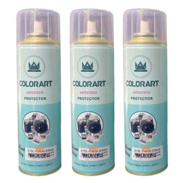Imagem de 3 Protector Verniz Spray Impermeabilizante Foto Artesanato - Colorart,