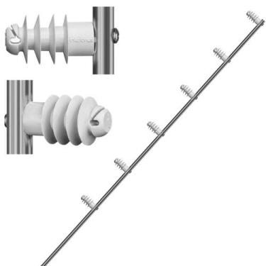 Imagem de 10 Haste Estrelada 6 isoladores P/ Cerca Elétrica Intelbras