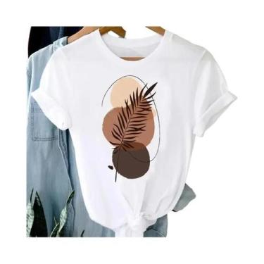 Imagem de Camiseta Feminina Respirável de Manga Curta - Gola Redonda - Alta Qual