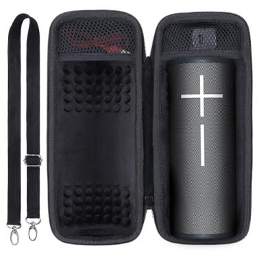 Imagem de Lebakort Estojo de armazenamento compatível com alto-falante Bluetooth portátil à prova d'água Ultimate Ears UE Megaboom 4 3 (capa preta)