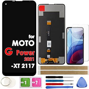 Imagem de Montagem de digitalizador de tela LCD sensível ao toque (16.8 cm) para Motorola Moto G Power 2021 XT2117 XT2117-3 xt2117-4 |G10 Power