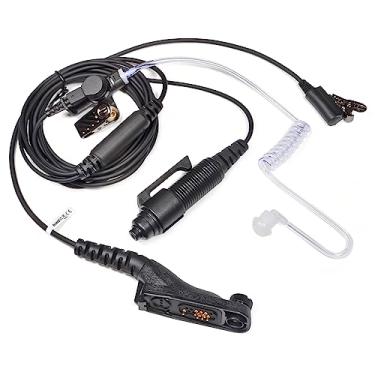 Imagem de HYSHIKRA Fone de ouvido Walkie-Talkie, tubo acústico de três fios com PTT para rádio bidirecional Motorola XPR6350 XPR6550 XPR7550 APX 4000 6000 7000 HT